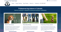 Desktop Screenshot of coloradodoguniversity.com